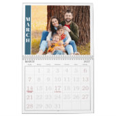 Modernes Single Foto pro Monat und Collage auf Abd Kalender (Mär 2027)