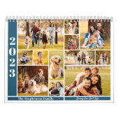 Modernes Single Foto pro Monat und Collage auf Abd Kalender (Titelbild)
