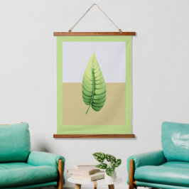 Modernes Single Wandteppich Mit Holzrahmen