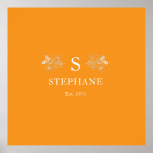 Modernes Sitzkissen Poster