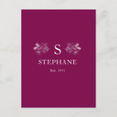 Modernes Sitzkissen Postkarte (Vorderseite)