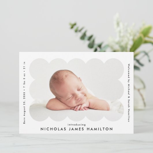 Modernes skaliertes Foto Ankündigung (Stehend Vorderseite)