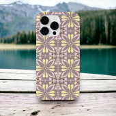 Modernes skandinavisches Buttergelb Pink Grau Desi Case-Mate iPhone Hülle