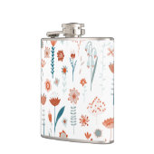 Modernes skandinavisches Floral Flachmann (Links)