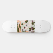 Modernes Skateboarddeck Zoo (Horizontal)