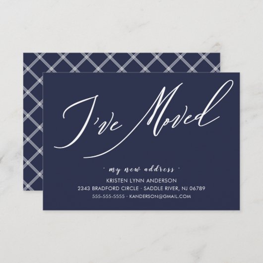 Modernes Skript, das ich bewegte, Ankündigung (Vorne/Hinten)