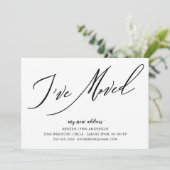 Modernes Skript, das ich bewegte Ankündigung (Stehend Vorderseite)