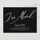 Modernes Skript, das ich bewegte, Ankündigung Postkarte (Vorderseite)