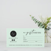 Modernes Skript - EIN GESCHENK FÜR SIE LOGO SOCIAL (Stehend Vorderseite)