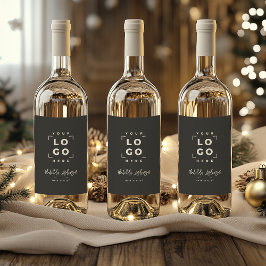 Modernes Skript für Ihr Logo Business-Branding sch Weinetikett