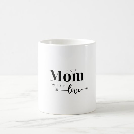Modernes Skript für Mama mit Liebe Tasse (Mittel)