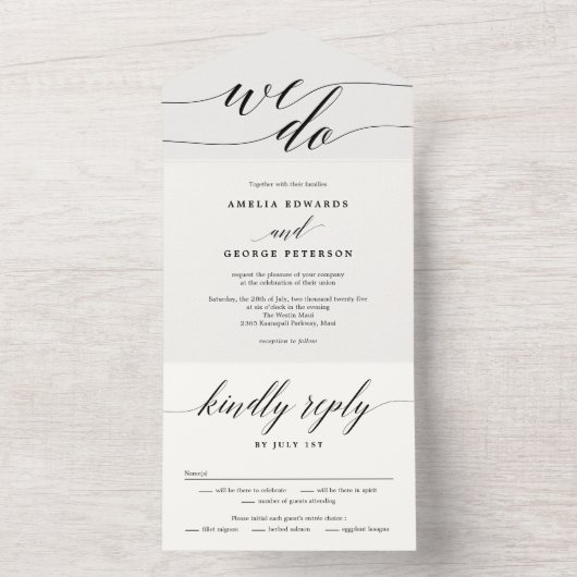 Modernes Skript in einer einfachen Einladung zur H (Innen Boden)