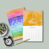 Modernes Skript Positive Affirmation 2025 Kalender