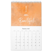 Modernes Skript Positive Affirmation 2025 Kalender (Jan 2027)