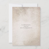 Modernes Skript Save the Date, das Mitteilung Einladung (Rückseite)