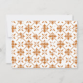 Modernes Skript- und Fliesenationssystem Dankeskarte (Rückseite)