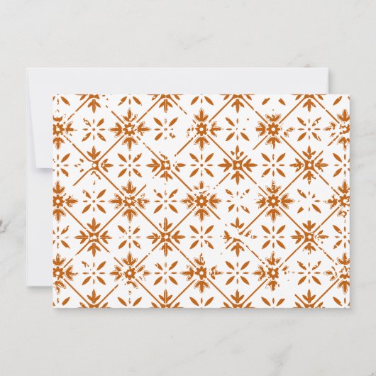 Modernes Skript- und Fliesenationssystem Dankeskarte (Rückseite)