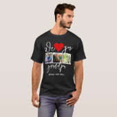 Modernes Skriptbenutzerdefiniertes Foto | Wir Lieb T-Shirt (Vorne ganz)
