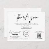 Modernes Skriptgeschäft dank Karte (Vorne/Hinten)