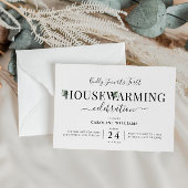 Modernes Skriptgrün-Party Einladung