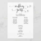 Modernes SkriptWedelprogramm Programm (Rückseite)