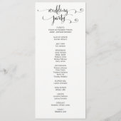 Modernes SkriptWedelprogramm Programm (Rückseite)