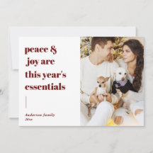 modernes Skriptziffer Ruhe und Freude Foto