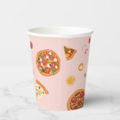 Modernes Slice Slice Baby Pizza Party Pappbecher (Rechts)