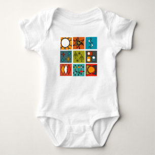 Modernes Smorgasbord aus dem Mittelalter Baby Strampler