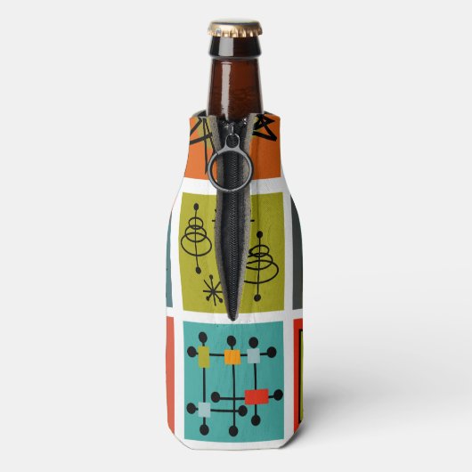 Modernes Smorgasbord aus dem Mittelalter Flaschenkühler (Flasche Rückseite)