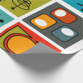 Modernes Smorgasbord aus dem Mittelalter Geschenkpapier (Ecke)