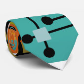 Modernes Smorgasbord aus dem Mittelalter Krawatte (Gerollt)