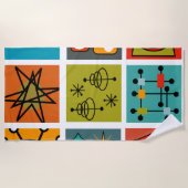 Modernes Smorgasbord aus dem Mittelalter Strandtuch (Vorderseite)