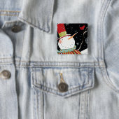 Modernes Snowmen-Winter-Zuhause Button (Beispiel)