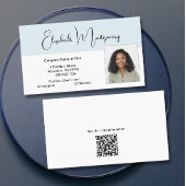 Modernes Social Media-Foto Visitenkarte