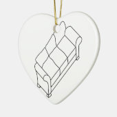 modernes Sofa Keramikornament (Links)
