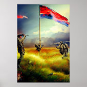 Modernes Soldat AI Digital Art Poster #02 (Vorne)