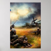 Modernes Soldat AI Digital Art Poster #03 (Vorne)