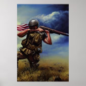 Modernes Soldat AI Digital Art Poster #04 (Vorne)