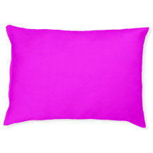 Modernes Solid Pink Magenta Dog Bett
