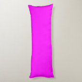 Modernes Solid Pink Magenta Kissen (Rückseite (Vertikal))