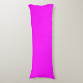 Modernes Solid Pink Magenta Kissen (Vorderseite Vertikal)