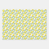Modernes Sommerfruchtmuster Geschenkpapier Set (Vorderseite)