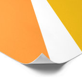 Modernes Sonnenburstposter der 1970er Jahre Poster (Ecke)