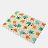 Modernes Sonnenschein im Mittelalter Fußmatte (Schrägansicht)