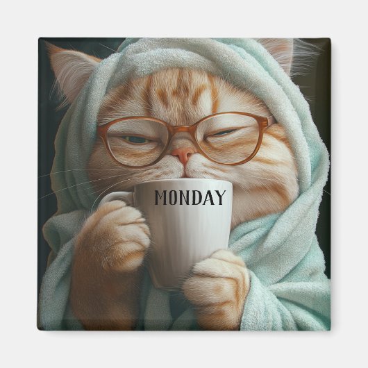 Modernes, sonniges Haustier Magnet (Vorne)