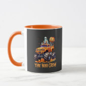 Modernes, sonniges Kürbiskürbis Niedlich Tasse (Links)