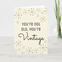 Modernes, sonniges Vintages Geburtstag