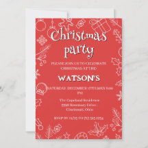 Modernes Sparkle und Chef: Weihnachten Party