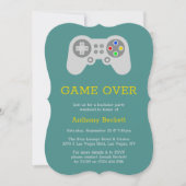 Modernes Spiel über Bachelor-Party-Einladungen Einladung (Vorderseite)